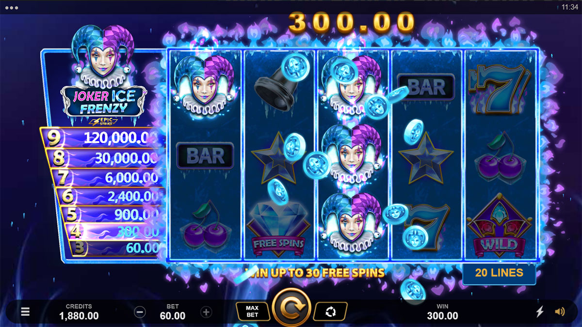  Joker Ice Frenzy Epic Strike