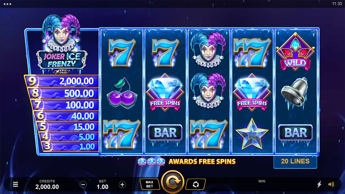  Joker Ice Frenzy Epic Strike