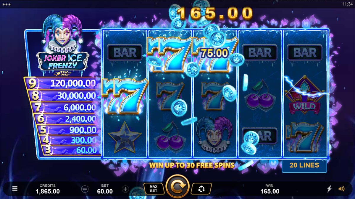  Joker Ice Frenzy Epic Strike
